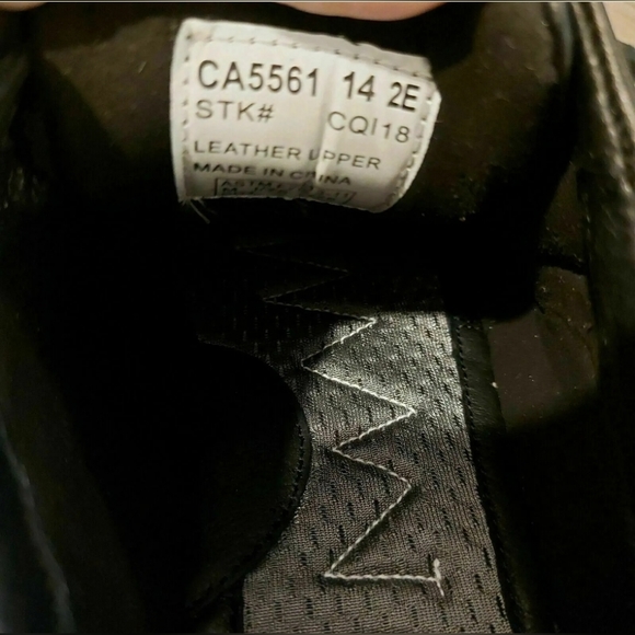 Carolina Aluminum Toe Leather Work Shoes Boots CA5561 Black Oil & Slip Resist 14 - Picture 5 of 7